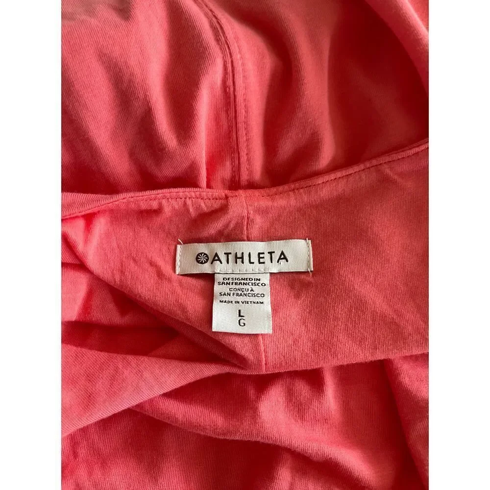 Athleta Pink Midi Dress - Picture 3 of 7